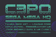 CRT-64 Dotted Font, a Font by Darumo Shop (Thumbnail 5 of 7)
