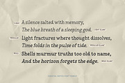 COASTAL NOTES | Typewriter Font, a Handwritten Font by type peace (Thumbnail 5 of 10)