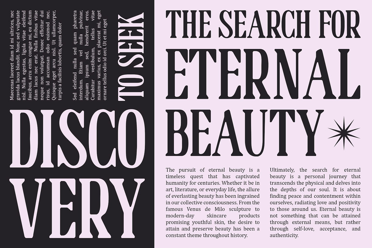 Benida Blur, a Serif Font by Craft Supply Co. (Photo 4 of 8)