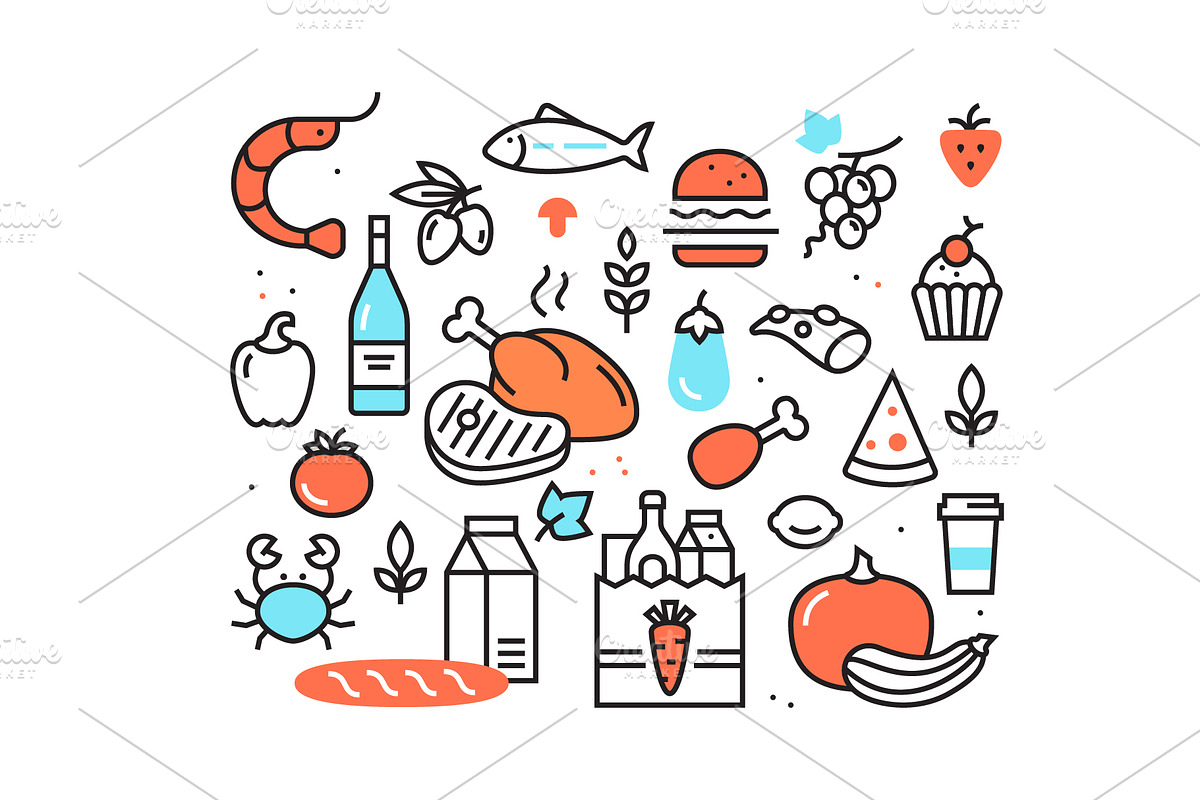 Retail Business, Shopping Icons Set, an Outline Icon by Nuburu (Photo 5 of 5)