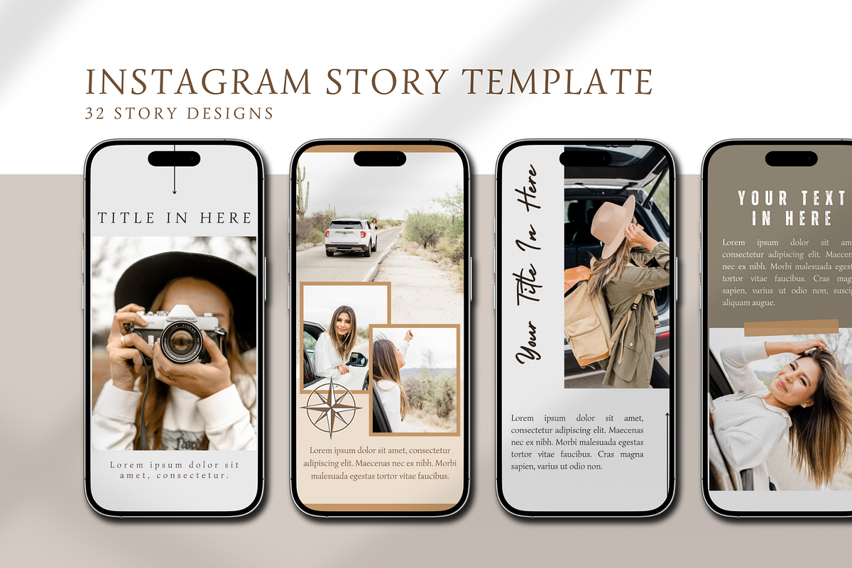 INSTAGRAM STORY CANVA TEMPLATE, a Social Media Template by The Little Lily Studio (Photo 2 of 5)