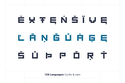 Quareg Square Block Typeface, a Sans Serif Font by alpercakici (Thumbnail 2 of 9)