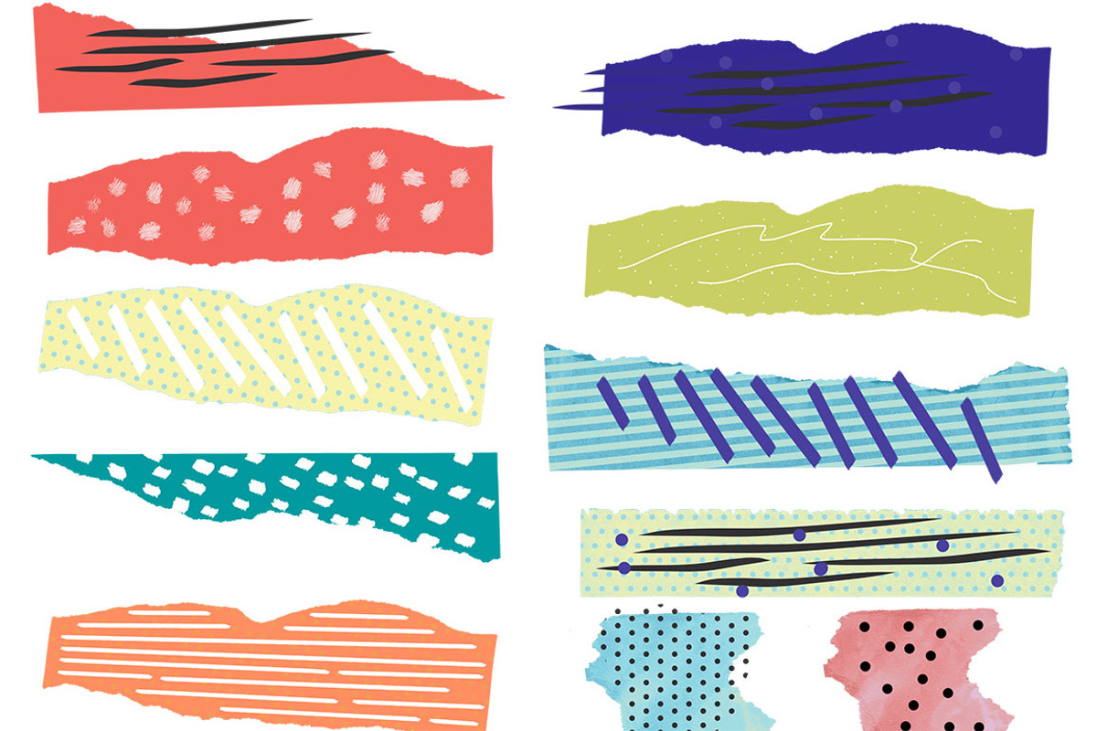 Decorative & Ripped Papers Collectio, a Texture Graphic by IRCF (Photo 6 of 12)