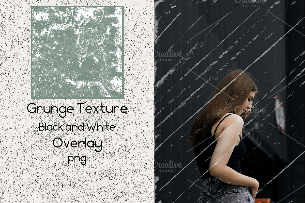 Distressed Texture Overlays., a Texture Graphic by TaPilipa (Photo 1 of 8)
