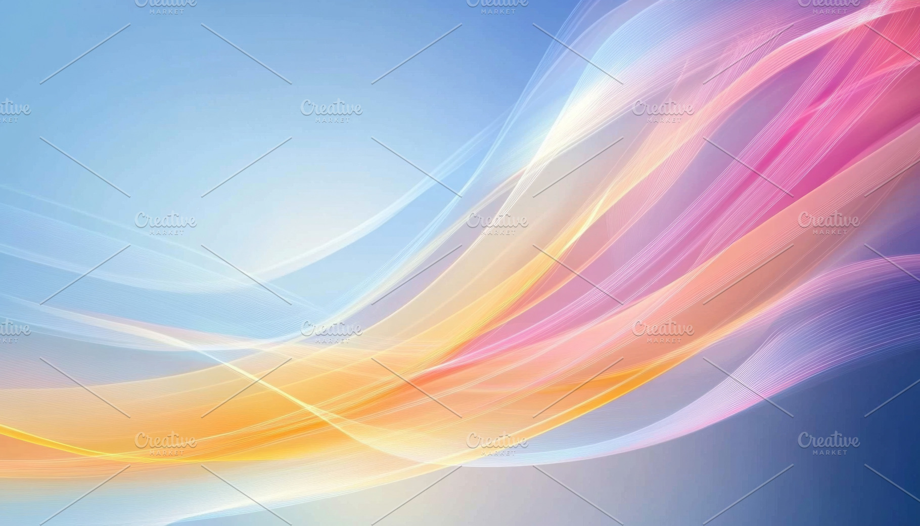 Colorful wave pattern with vibrant l, a Photo by Dvoevnore photos