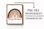 Merry Christmas Rainbow Sublimation, an Illustration by Libby Wishes (Thumbnail 3 of 6)
