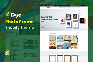 Dye Photo Frame Shopify Theme