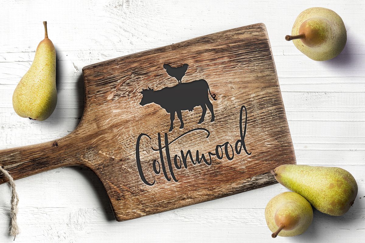 Buttermilk Farmhouse Type & Graphics, a Script Font by Callie Rian & Co. (Photo 15 of 18)