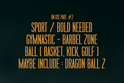 Syandiago 1989 Mono Vintage 3 Style, a Slab Serif Font by Monoletter Studio (Thumbnail 4 of 4)