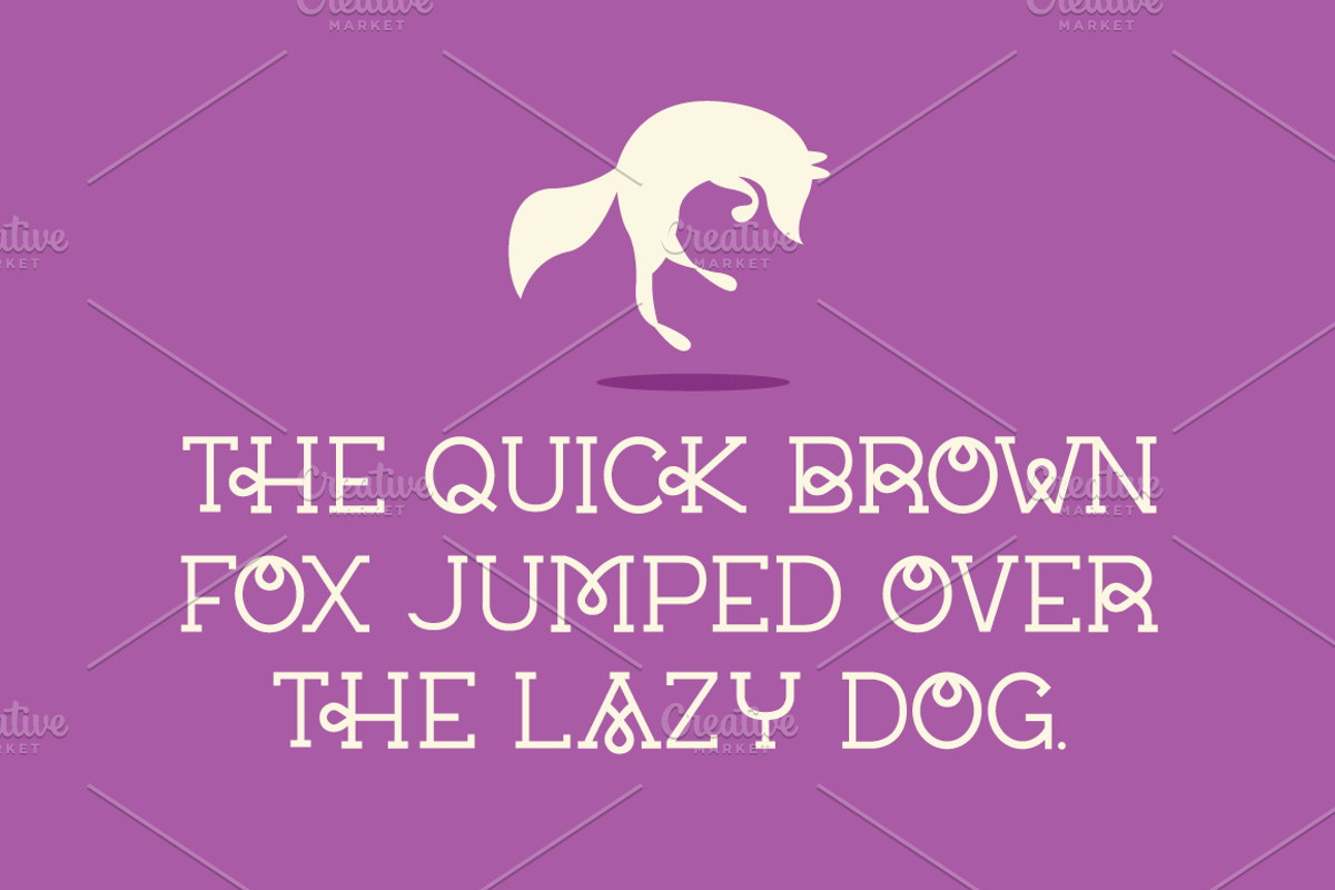 Vector Typeface: Chloe preview 2