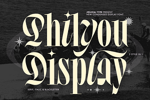 Philyou Display | Clean & Expressive, a Serif Font by Jolicia Type