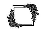 Floral Decorative Frame Vector Bundl, an Illustration by musafir_fashion (Thumbnail 27 of 51)
