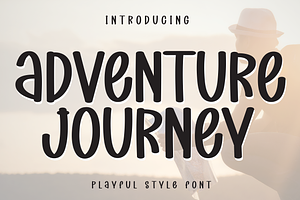Adventure Journey | Script Font, a Script Font by Scratchones