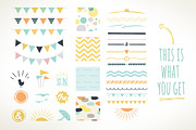 Summer Patterns & Vectors, an Object Graphic by tomodachi studio (Thumbnail 3 of 4)