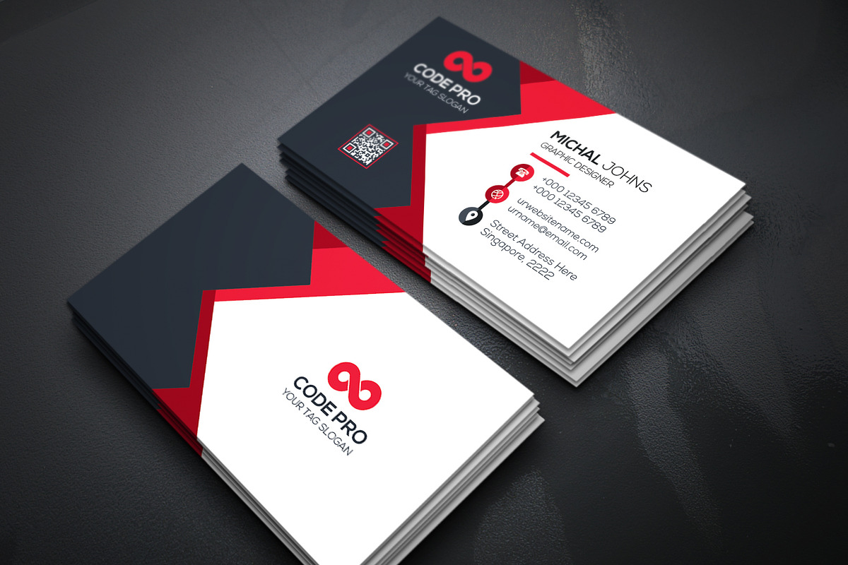 Business Cards 2 in 1, a Business Card Template by Genereux Art (Photo 4 of 9)