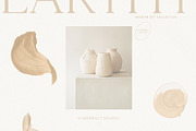 Earthy Paintings. Textures & Shapes, a Background Graphic by mekkêtto (Thumbnail 9 of 18)