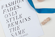 Fashion Quote Candle and Ribbon, a Photo by Rebecca Nash Photography (Thumbnail 1 of 2)