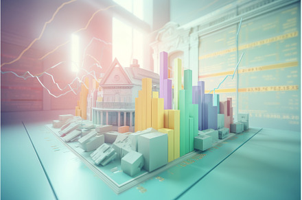 Concept market investment. Generate, a Business Photo by Ylivdesign