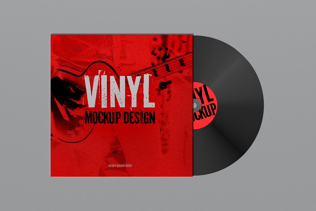 Vinyl Record Mockup Set, a Product Mockup by McLittle Stock (Photo 4 of 6)