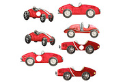 Nursery Watercolor Cars Clipart, a Decorative Illustration by HabitusDesigns (Thumbnail 3 of 11)