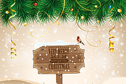 Christmas Posters, a Texture Illustration by TAlex (Thumbnail 2 of 6)