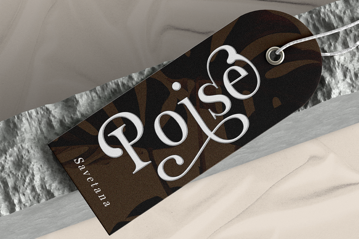 CF Savetana - Elegant Bohemian Serif, a Serif Font by Indotype Foundry (Photo 7 of 10)