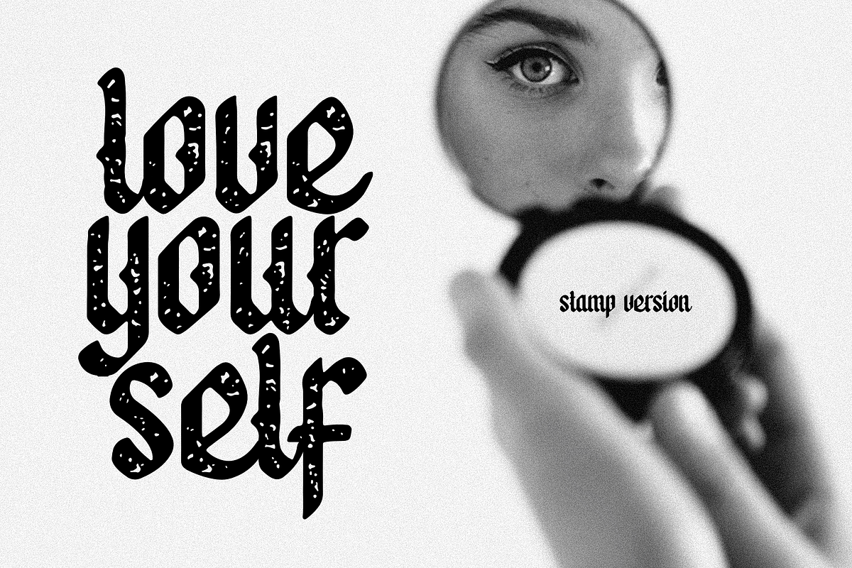 Not Today - Blackletter Script Font, a Blackletter Font by ariodsgn (Photo 7 of 10)