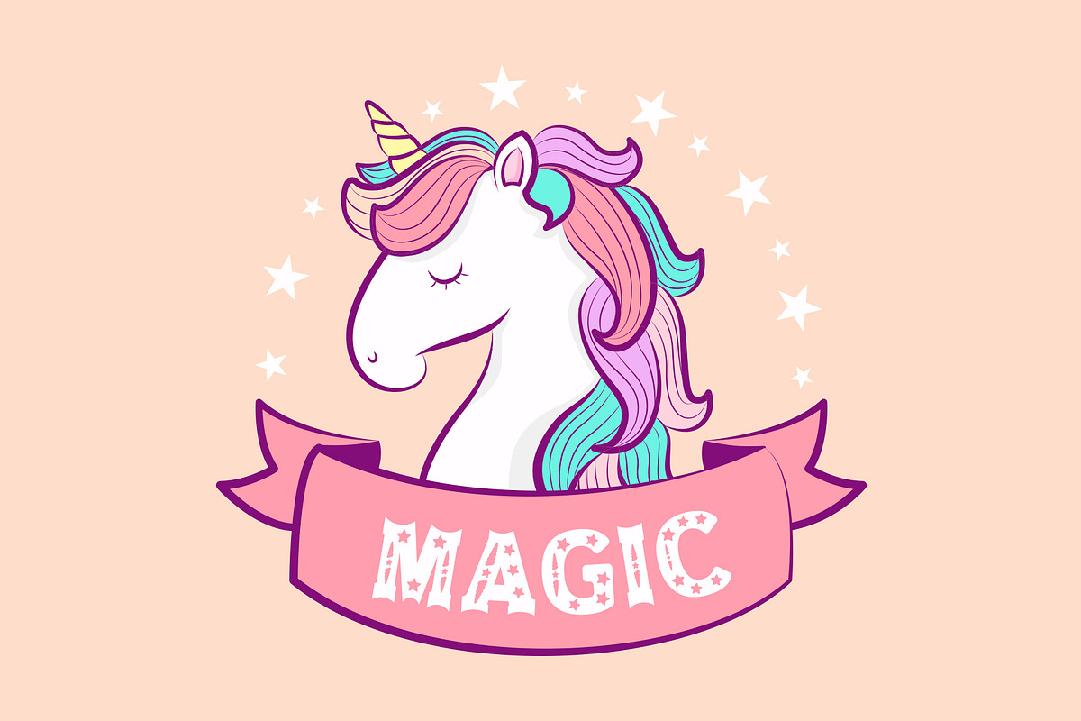 Bold Unicorn Font, a Font by vladocar (Photo 2 of 6)