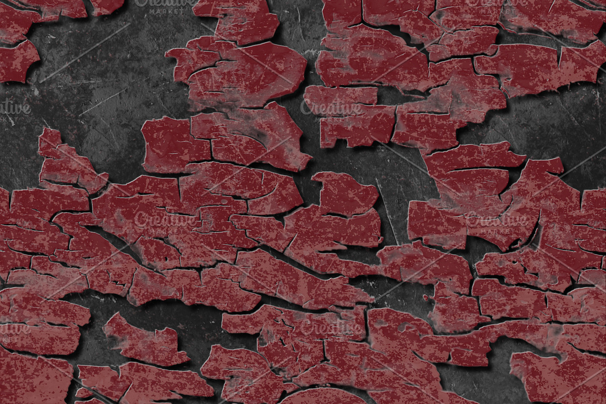 100+ Peeling Wall Texture Brushes, a Brush Add-On by TheWhiteCatLab (Photo 11 of 12)