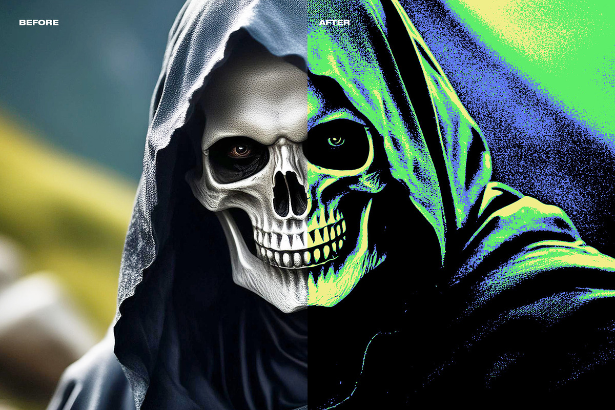 Grunge Pop Art Effect, an Action Add-On by DaldSgh (Photo 6 of 10)