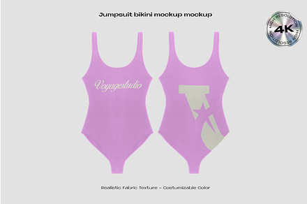 Jumpsuit bikini mockup