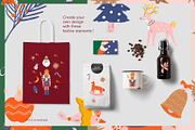 Merry Christmas and festive bundles, an Illustration by Manimanisa (Thumbnail 9 of 10)