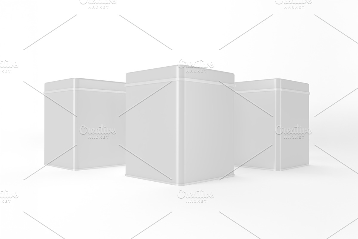 Metal Tin Box Mockup, a Packaging Mockup by Qaleb Studio (Photo 3 of 3)