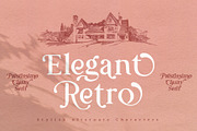 Prestissimo Classy (20% 0FF), a Script Font by Burntilldead (Thumbnail 6 of 23)