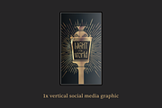 Lantern Christmas Canva Template, a Presentation Template by Greater Worth (Thumbnail 2 of 6)