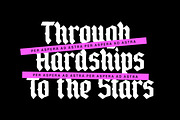 Chariot - Organic Blackletter, a Blackletter Font by Letterhend Studio (Thumbnail 9 of 10)