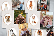 Dog Holiday Christmas Card Template, a Card Template by Ashley Alexandra Design (Thumbnail 3 of 5)
