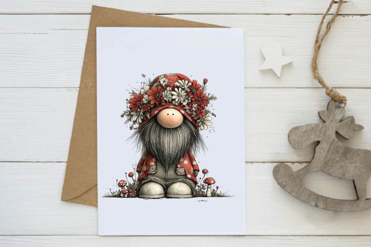 Whimsical Easter Gnome Clipart, an Illustration by Design Market (Photo 4 of 5)