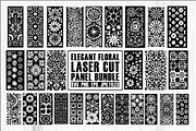 Elegant Floral Laser Cut Panel Bundl, an Object Graphic by BIPLOB EXPERT (Thumbnail 7 of 7)