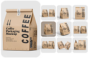 Coffee Bag Packaging Mockup PSD, a Packaging Mockup by pixelmock (Thumbnail 3 of 19)