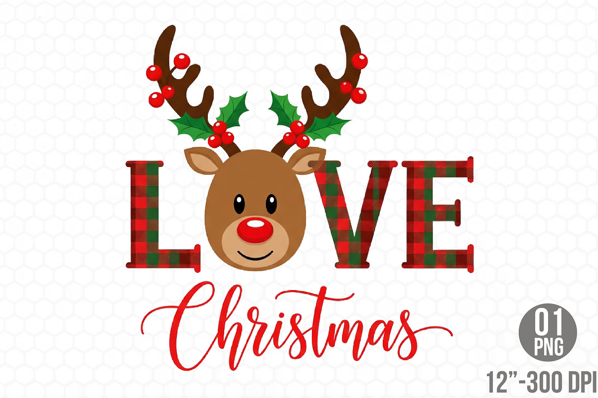 Christmas sublimation PNG, an Illustration by Designking (Photo 1 of 4)
