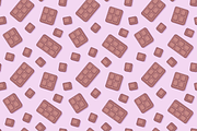 Chocolate bars seamless pattern, an Illustration by Cmeree (Thumbnail 2 of 3)