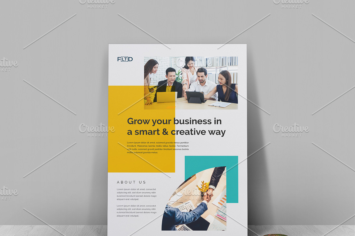 Flyer Template Set, a Flyer Template by Cristal Pioneer (Photo 6 of 7)