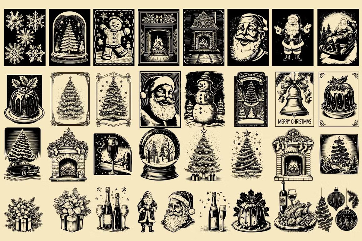 280 Christmas illustrations, an Object Illustration by Nocturnal Wolf (Photo 15 of 17)