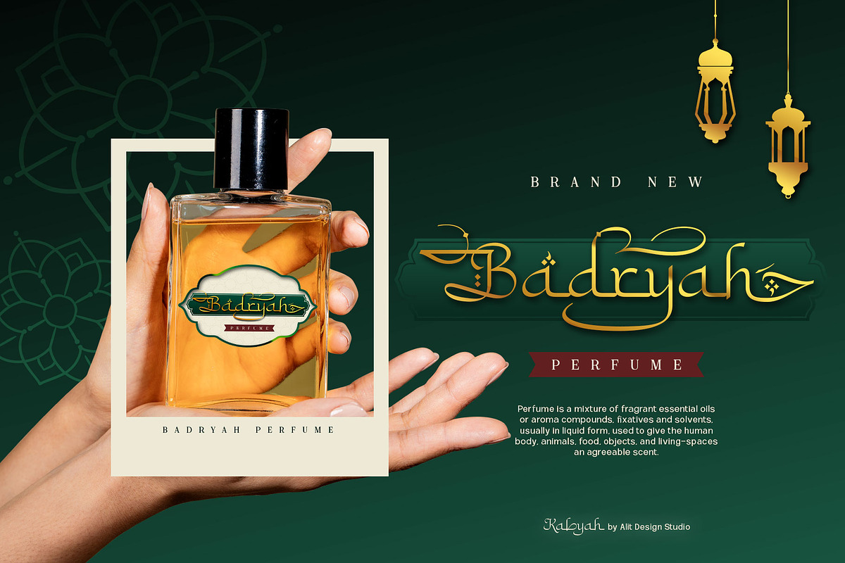 Kabyah Ramadhan Typeface, a Script Font by alit design (Photo 9 of 18)