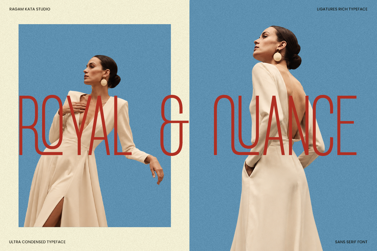 Ultra Condensed Sans Font - Rakolta, a Sans Serif Font by RagamKata (Photo 2 of 10)