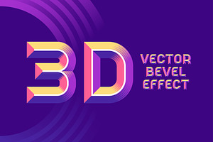 Record Label - Color Vector Font