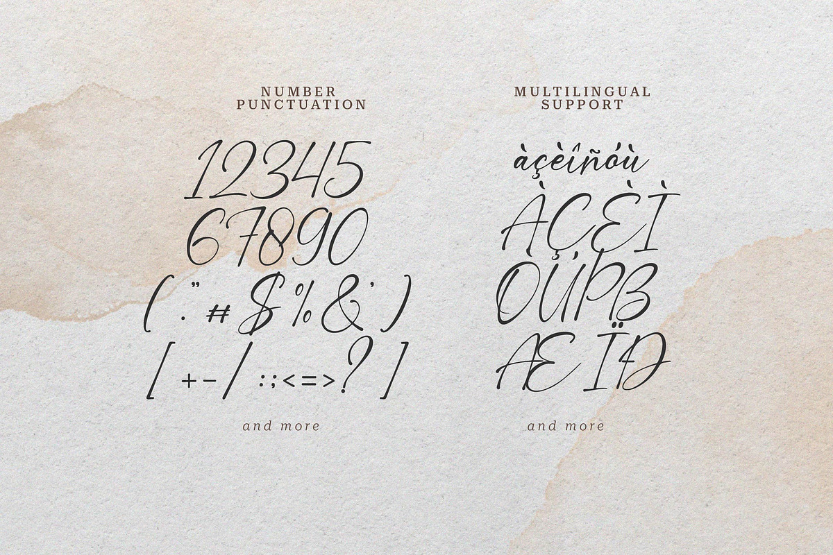 Amatullah Mahiya | Chic Calligraphy, a Handwritten Font by Denustudios (Photo 11 of 13)