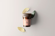 Amber Glass Pills Bottle Mockups, a Cups & Container Mockup by pmvch (Thumbnail 15 of 20)