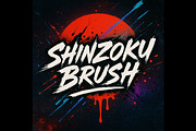 Shinzoku Japanese Brush Font, a Script Font by Art StoreID (Thumbnail 1 of 14)